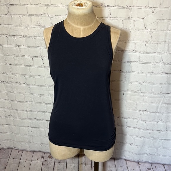 Gap fit breathe black tank top open back small - Picture 1 of 5